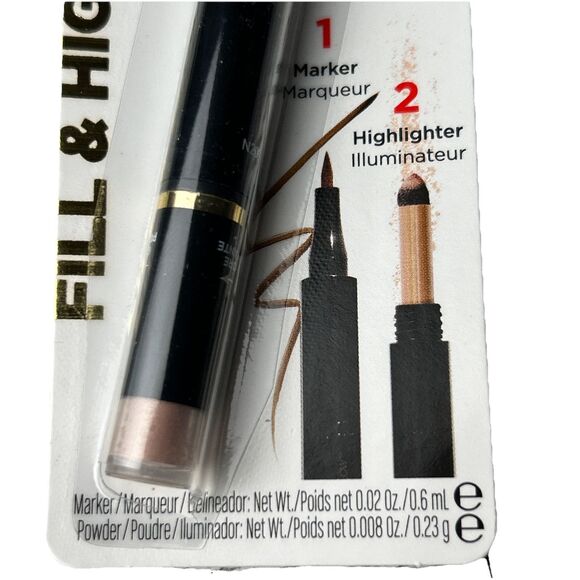 Revlon Set of 3 Colorstay Brow Shape & Glow Marker Highlighter 255 Soft Brown - Picture 3 of 7